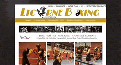 Desktop Screenshot of licorne-boxing.com